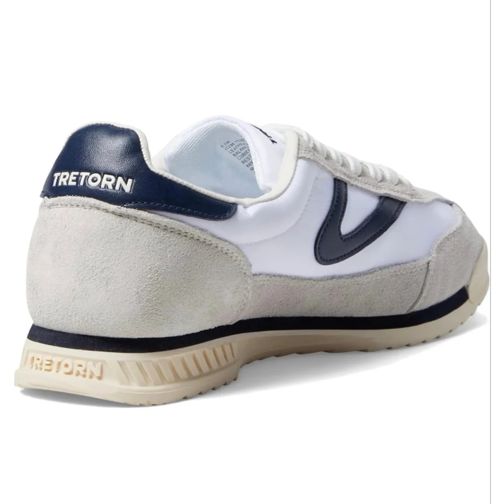 Women's Tretorn Kristine Sneakers Size 7 White Navy - Picture 5 of 14